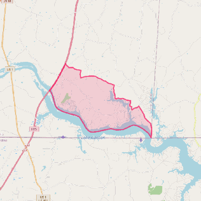 Map of Bracey