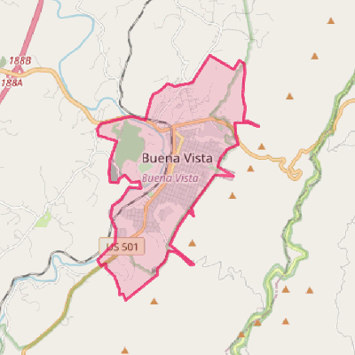 Map of Buena Vista