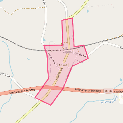 Map of Capron