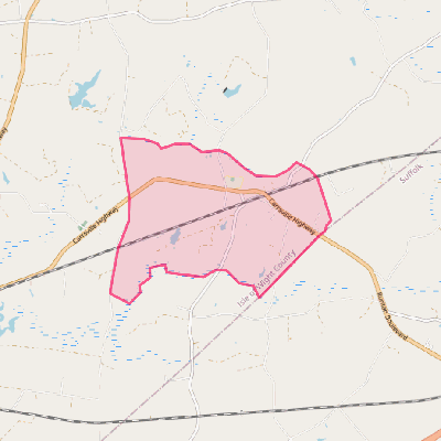 Map of Carrsville