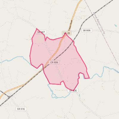 Map of Catlett