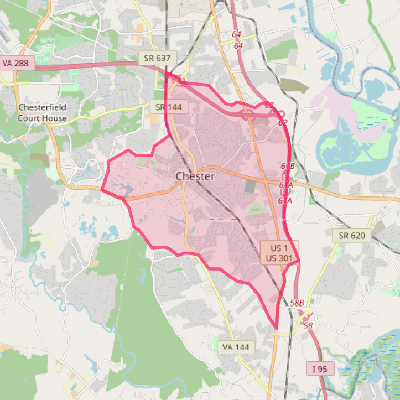 Map of Chester
