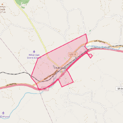 Map of Chilhowie