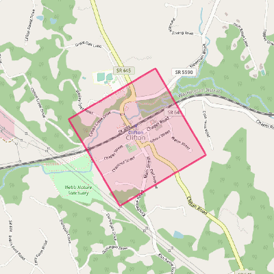 Map of Clifton