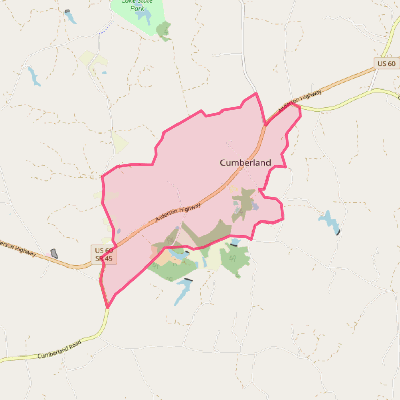 Map of Cumberland