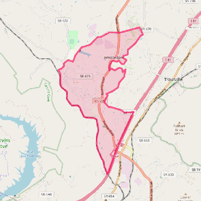 Map of Daleville