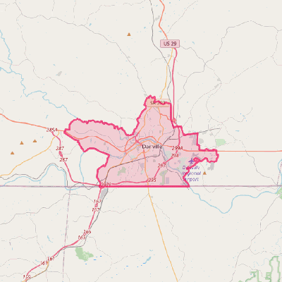 Map of Danville