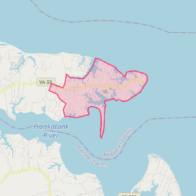 Map of Deltaville