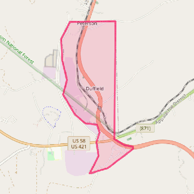 Map of Duffield