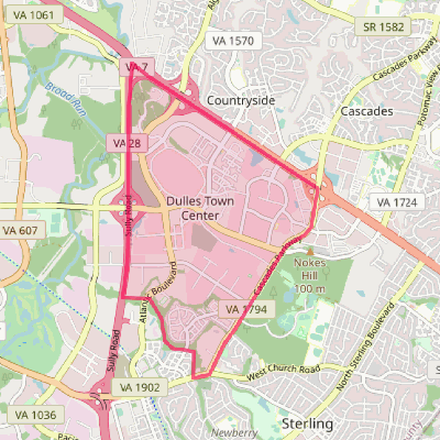 Map of Dulles Town Center