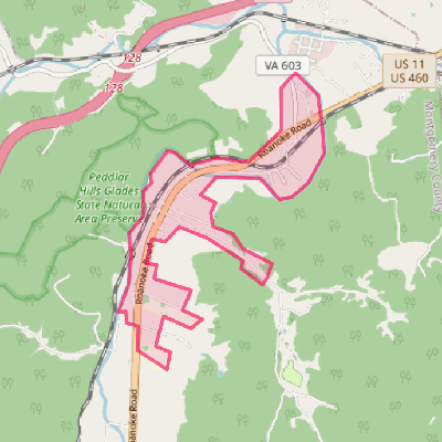 Map of Elliston