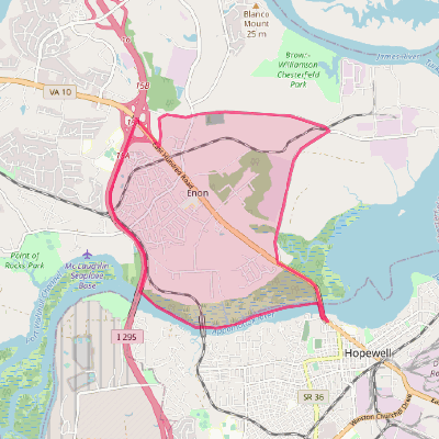 Map of Enon