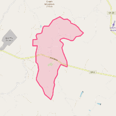 Map of Esmont