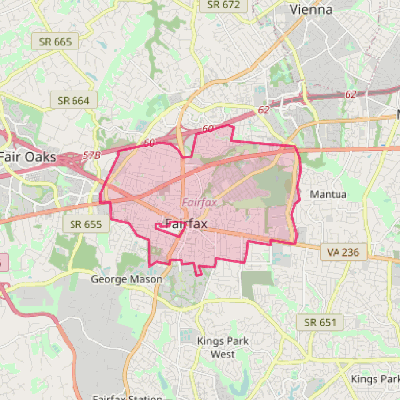 Map of Fairfax