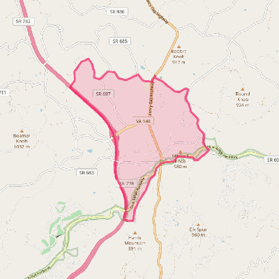 Map of Fancy Gap