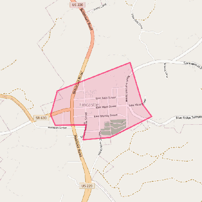 Map of Fincastle