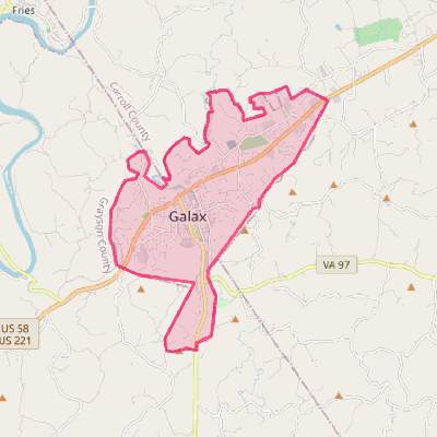 Map of Galax