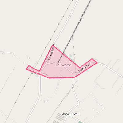 Map of Hallwood