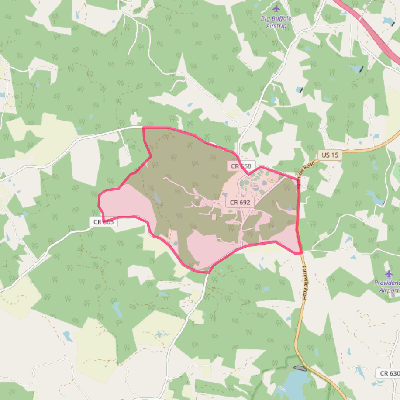 Map of Hampden-Sydney