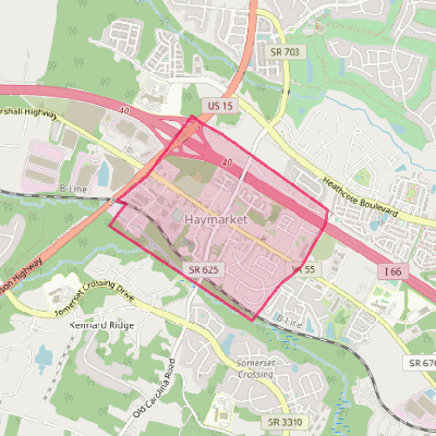 Map of Haymarket