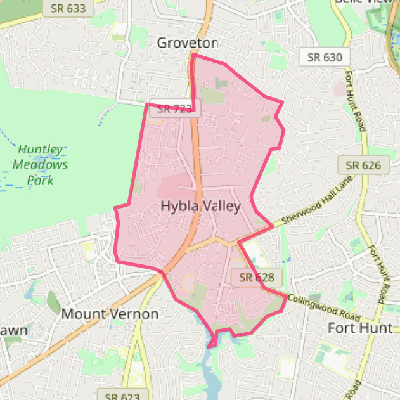 Map of Hybla Valley