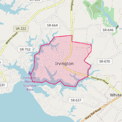 Map of Irvington