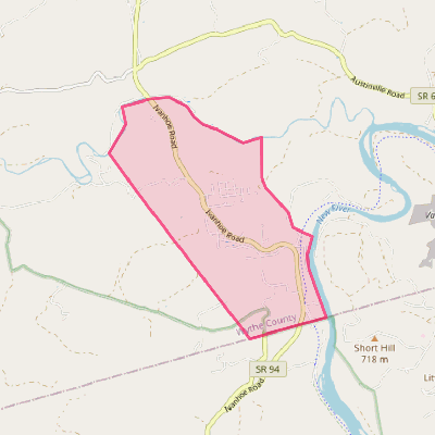 Map of Ivanhoe