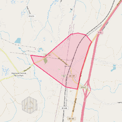 Map of Jarratt