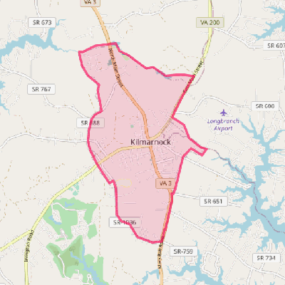 Map of Kilmarnock