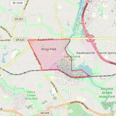 Map of Kings Park