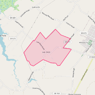 Map of Lee Mont