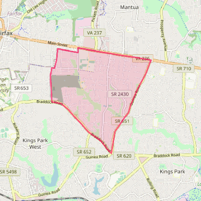 Map of Long Branch