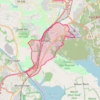 Map of Lorton