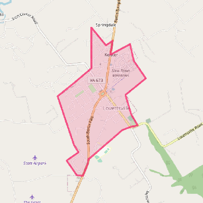 Map of Lovettsville