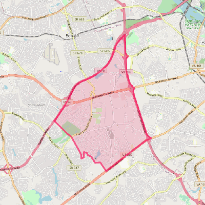 Map of Manchester