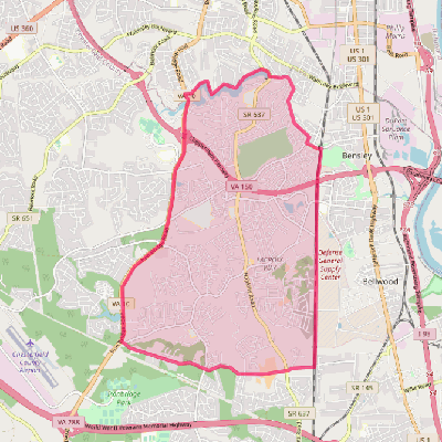 Map of Meadowbrook