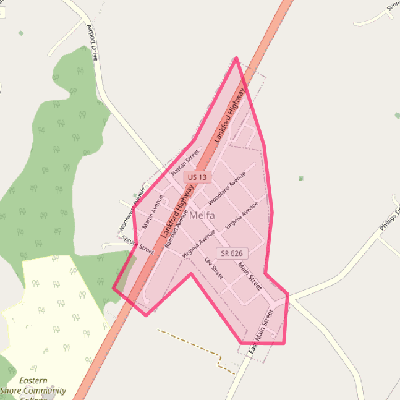 Map of Melfa