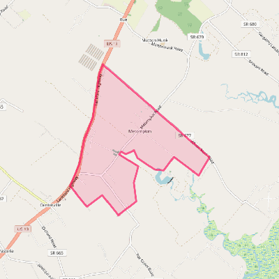 Map of Metompkin