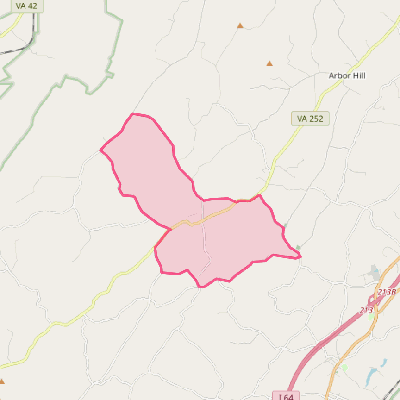 Map of Middlebrook