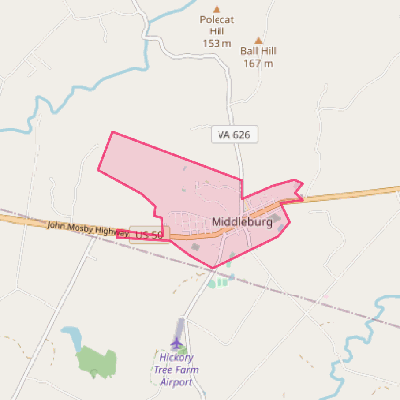 Map of Middleburg