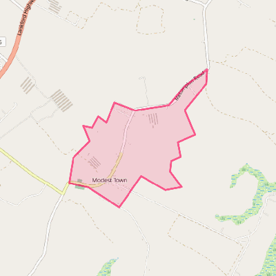 Map of Modest Town