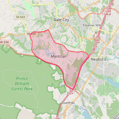 Map of Montclair