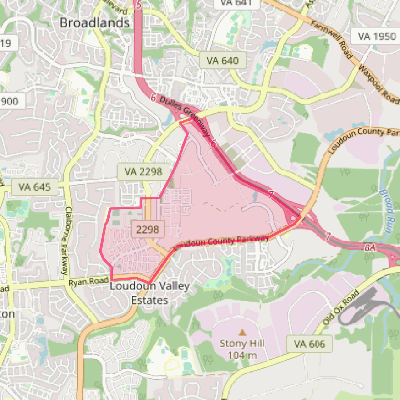 Map of Moorefield Station