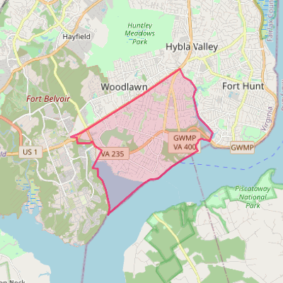 Map of Mount Vernon