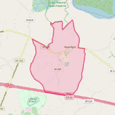 Map of New Kent