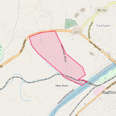 Map of New River