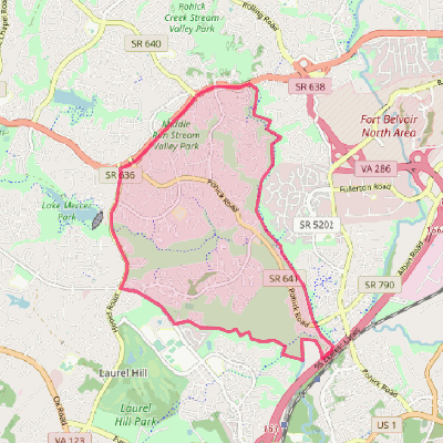 Map of Newington Forest