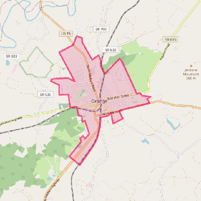 Map of Orange