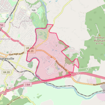 Map of Pantops