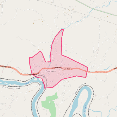 Map of Pembroke